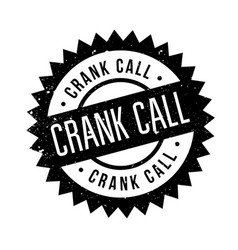 Crank Call Rubber Stamp