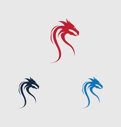 Dragon Icon Design Logo Template