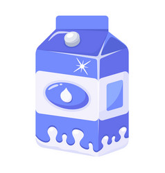 Trendy Flat Icon Of Milk