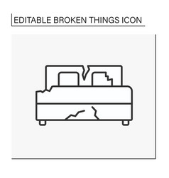 Bed Line Icon