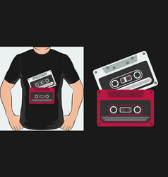 Cassette Music T-shirt Design