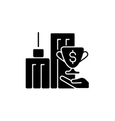 Corporate Grant Black Glyph Icon