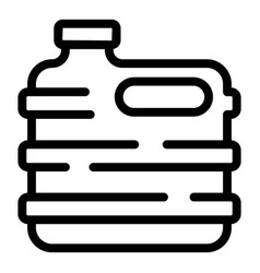 Water Bottle Icon Outline Oil Tank