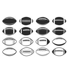 American Football Silhouette Rugby Ball Svg