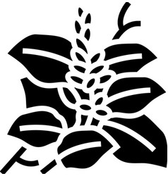 Kudzu Plant Glyph Icon