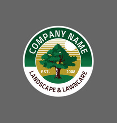 Lawncare Logo Badge