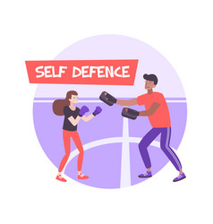 Self Defense Lesson Composition