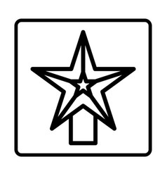 Star Icon Social Media Sign Icons Isolated