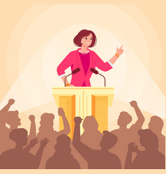 Woman Politician Female American Politic Speaker