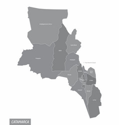 Catamarca Province Administrative Map