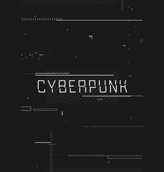 Cyberpunk Futuristic Poster Modern