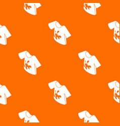 Dirty Tshirt Pattern Orange