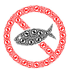 Forbidden Fish Recursion Icon Mosaic Of Self Icons