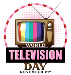 World Television Day Poster Design