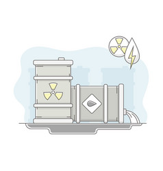 Energy Source With Nuclear And Radioactive Waste