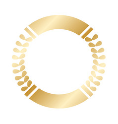 Golden Round Badge