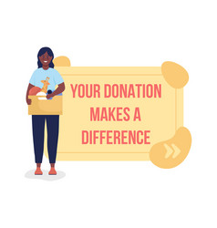 Your Donation Makes Difference Quote Box