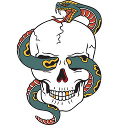 Skull And Snake