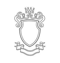 Heraldic Royal Shield Badge