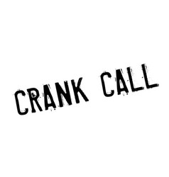 Crank Call Rubber Stamp