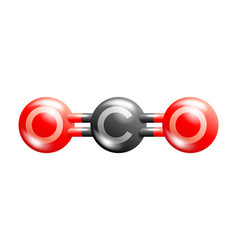 Co2 Carbon Dioxide 3d Molecule