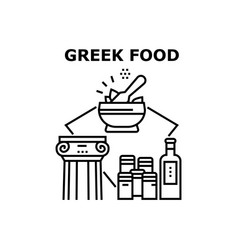 Greek Food Icons