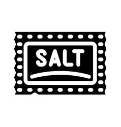 Sachet Salt Glyph Icon