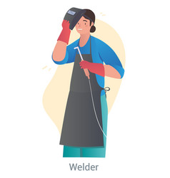 Woman Welder Concept