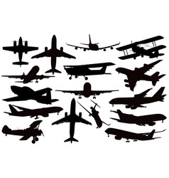 Airplane Silhouettes