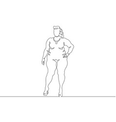 Fat Woman On The Street Obese Person Girl