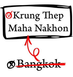 Map Of Bangkok With Districts