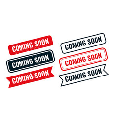 Coming Soon Label Template For Web Store Promo