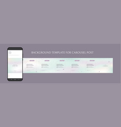 Template For Carousel Post In Social Network