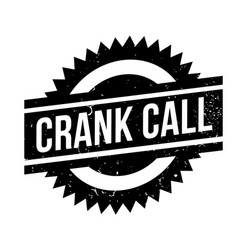 Crank Call Rubber Stamp