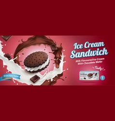 Ice Cream Sandwich Cookie Ads