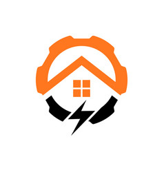 Electric House Logo Design