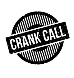 Crank Call Rubber Stamp