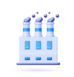 3d Factory Icon