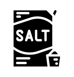 Dishwasher Salt Glyph Icon