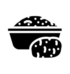 Starch Potato Glyph Icon