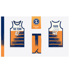 Basketball Uniform Mockup Template Design