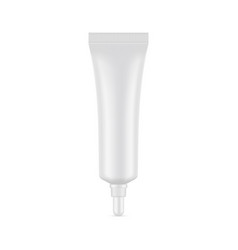 Blank Plastic Cosmetic Tube Mockup With Long Cap