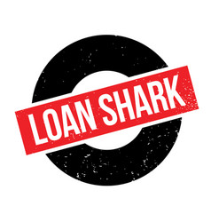 Loan Shark Rubber Stamp