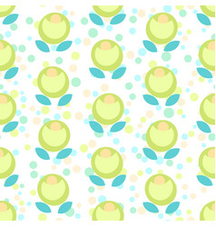 Cute Fresh Seamless Lime Green And Jade Pattern