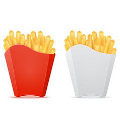 French Fries In Carton Pack Stock