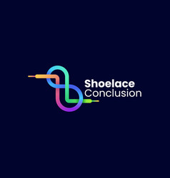 Logo Shoelace Gradient Colorful Style