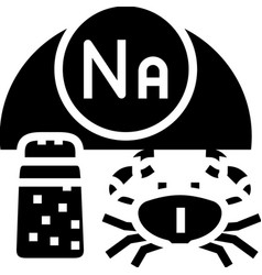 Vitamin Na Glyph Icon