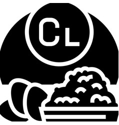 Cl Vitamin Glyph Icon