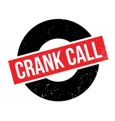 Crank Call Rubber Stamp