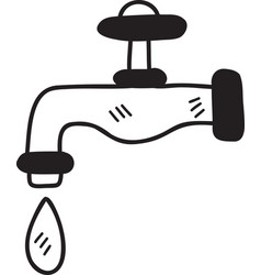 Hand Drawn Water Tap